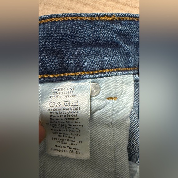Everlane Indigo Way High Denim Jeans - Picture 4 of 5